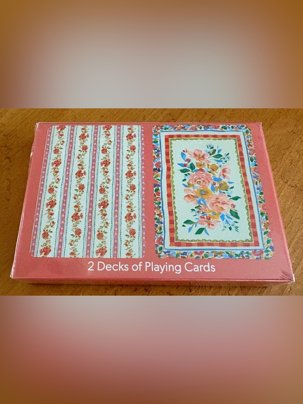 Primitives by Kathy, Set of 2 French Floral Playing Cards, Brand New & Sealed